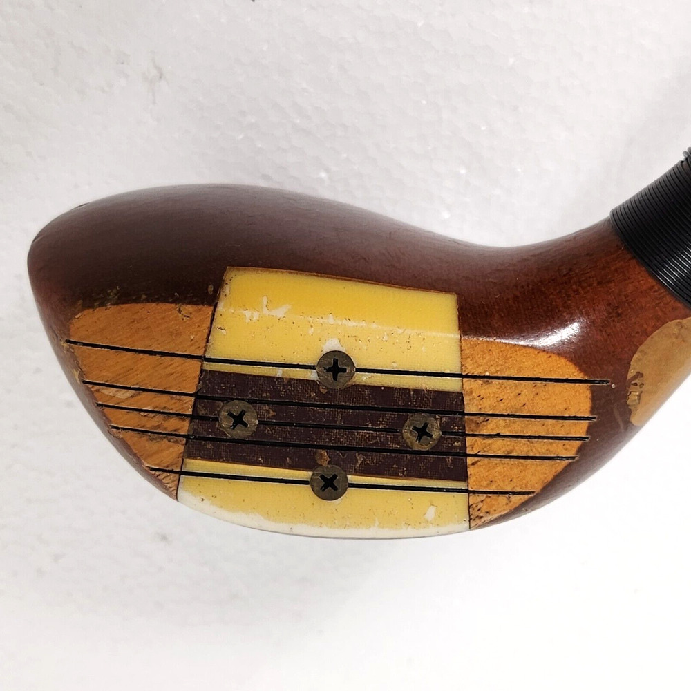 Louisville Golf The Classic 50's Series Persimmon 3-Wood RH Regular Steel 42.5" - Picture 3 of 16